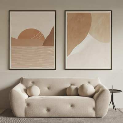 现代装饰画挂画组合3D模型下载